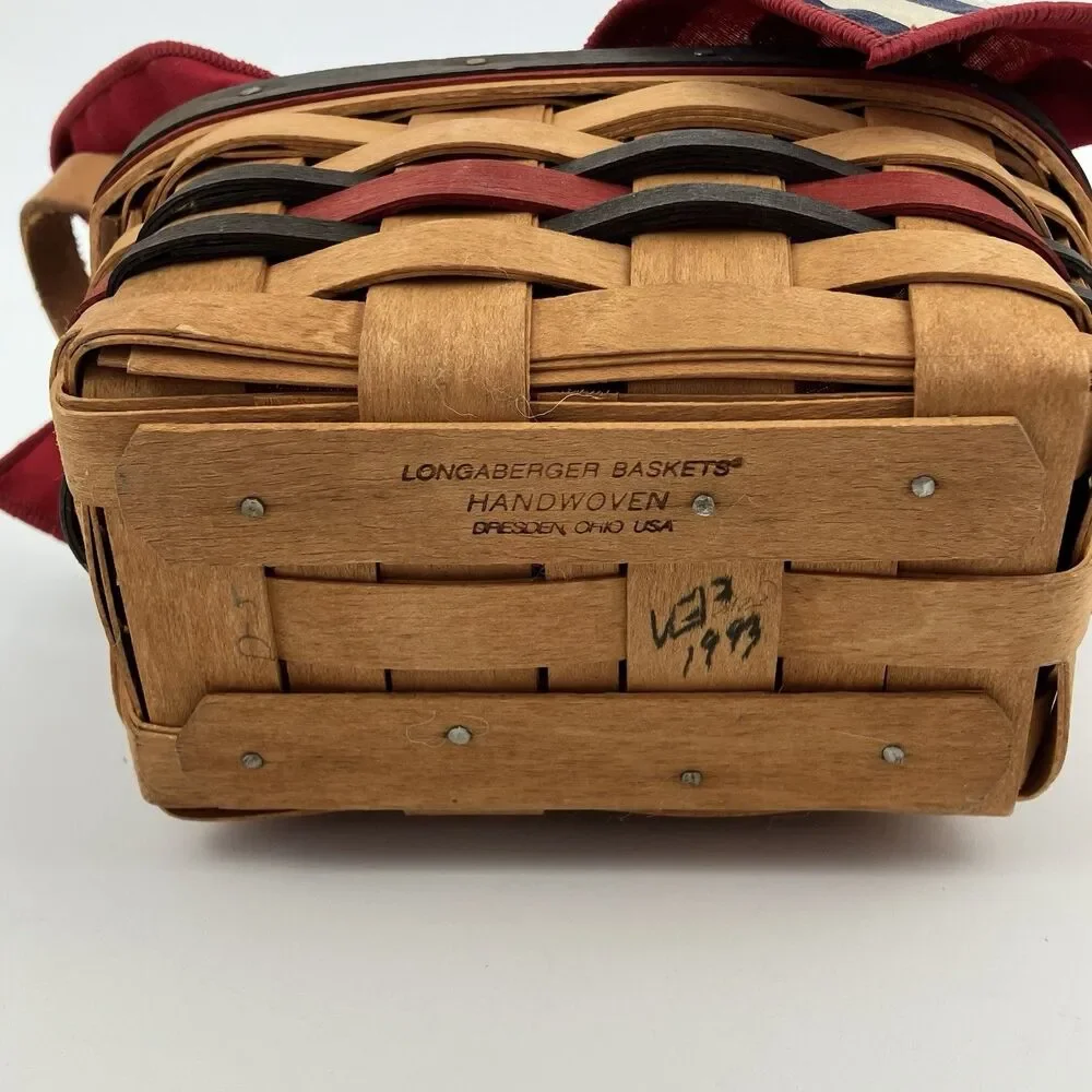 Longaberger All Star Basket 1993 | /w Napkin 6
